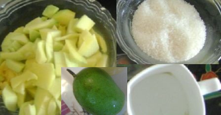 Ingredients for Aam Panna Mango Summer Delight